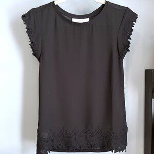 LOFT Lace Top (Black) XXSP